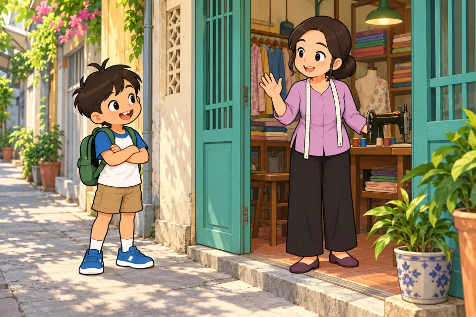 Tranh mẫu từ Lớp 1